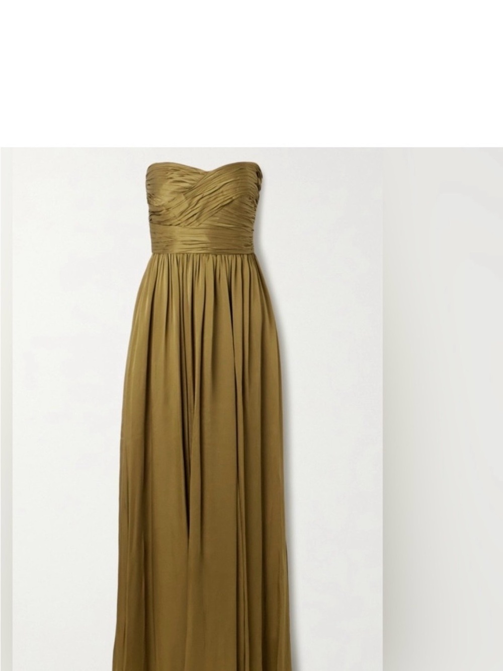 Ulla Johnson Olive Anastasia Ruched Gown - NWT - Picture 5 of 12